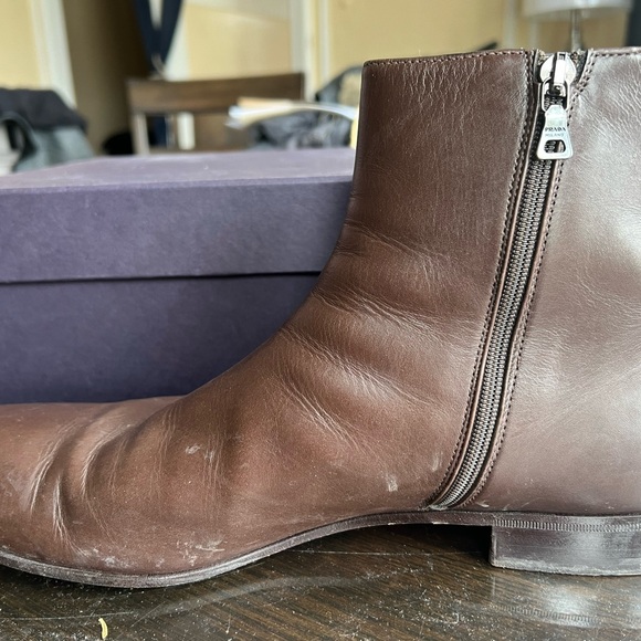 Men’s  Prada boots 101/2 US. Still in good condition. - Picture 6 of 11